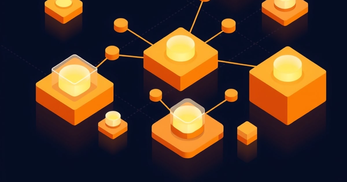 Clean isometric vector illustration explaining site purpose and meta information structure